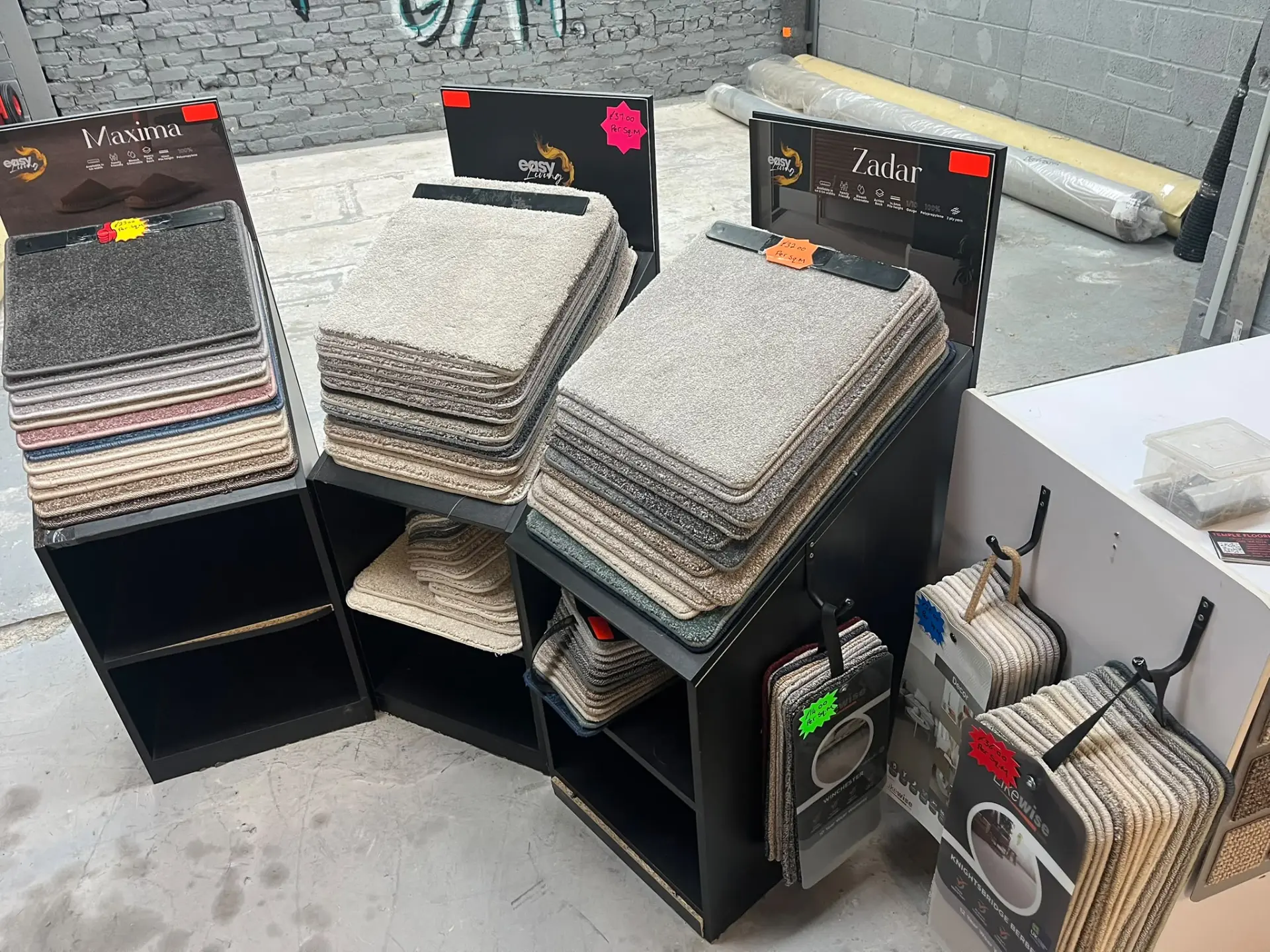 Carpet ranges in colours and textures to suit every room